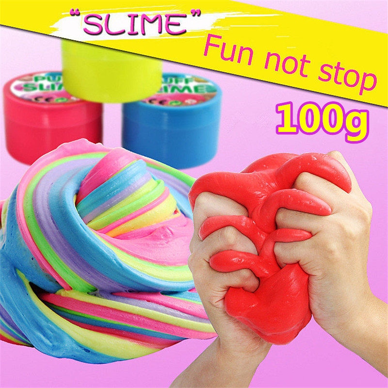 어린이를솜털 슬레이그 DIY 손으로 퍼티 slijm floam 고분자 점토 가벼운 plasticine antistress 장난감 intelligente knete slyme/Clear fluffy slime diy for kids hand putty slijm